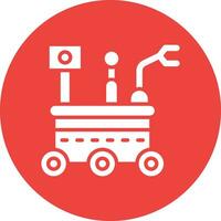 Mars rover Vector Icon Design Illustration