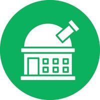 Observatory Vector Icon Design Illustration