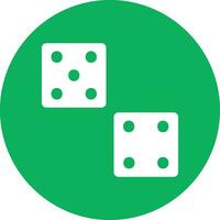 Dices Vector Icon Design Illustration