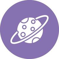 Saturn Vector Icon Design Illustration