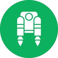 Jetpack Vector Icon Design Illustration