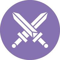 Swords Vector Icon Design Illustration