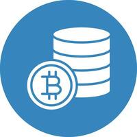 Bitcoin Vector Icon Design Illustration
