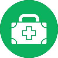 First aid kit Vector Icon Design Illustration