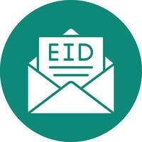 Eid card Vector Icon Design Illustration