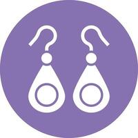 Earrings Vector Icon Design Illustration