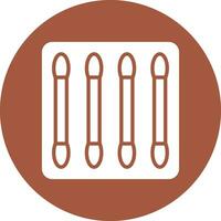 Cotton buds Vector Icon Design Illustration