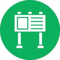 Billboard Vector Icon Design Illustration