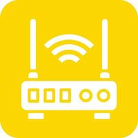 Router Vector Icon Design Illustration