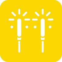 Sparkler Vector Icon Design Illustration