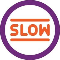 Slow Vector Icon Design Illustration