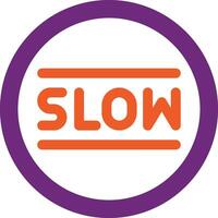 Slow Vector Icon Design Illustration