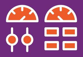 Control panel Vector Icon Design Illustration