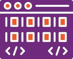 Coding Vector Icon Design Illustration