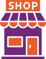 Shop Vector Icon Design Illustration