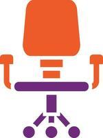 Desk chair Vector Icon Design Illustration