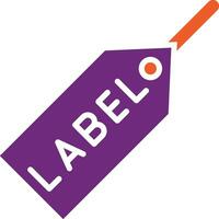 Label Vector Icon Design Illustration