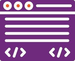 Command line Vector Icon Design Illustration