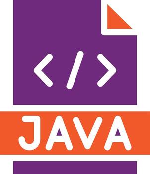 Java Vector Icon Design Illustration