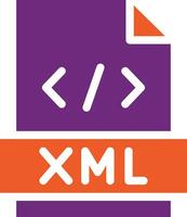 Xml Vector Icon Design Illustration