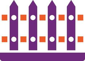 Fence Vector Icon Design Illustration