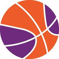 Ilustración de diseño de icono de vector de baloncesto