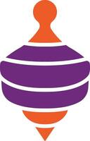 Spinning top Vector Icon Design Illustration