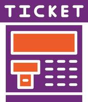 Ticket machine Vector Icon Design Illustration