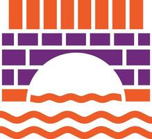 Bridge Vector Icon Design Illustration