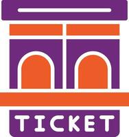 Ticket window Vector Icon Design Illustration