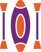 Canoe Vector Icon Design Illustration