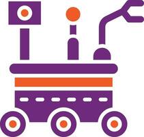 Mars rover Vector Icon Design Illustration