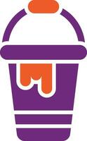 Paint bucket Vector Icon Design Illustration