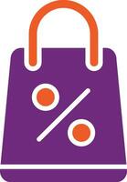 Shopping bag Vector Icon Design Illustration