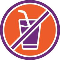 no drink Vector Icon Design Illustration