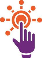 Interactivity Vector Icon Design Illustration
