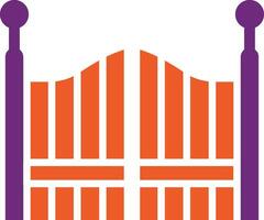 Gate Vector Icon Design Illustration