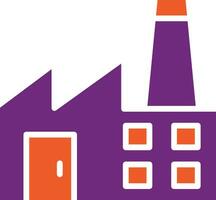 Factory Vector Icon Design Illustration