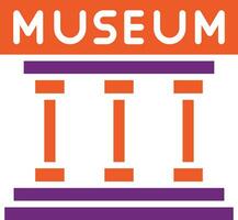 Museum Vector Icon Design Illustration