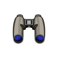 search binoculars cartoon vector illustration