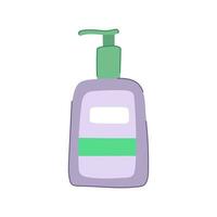 skincare cleansing cream cartoon vector illustration