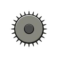 industrial gear cartoon vector illustration