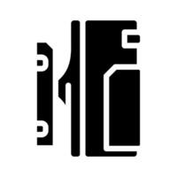 smart motion sensor home glyph icon vector illustration