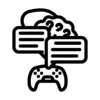 community game development line icon vector illustration