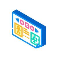 prototyping game development isometric icon vector illustration