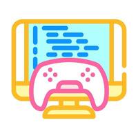 programming game development color icon vector illustration