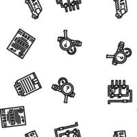 gas energy oil power pipeline vector seamless pattern