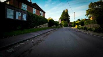 Autumn Drive Through Serene Forest Lane video