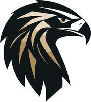 depredador halcón un negro vector logo para el arcano negro halcón depredador logo un vector logo para el oculto