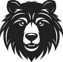 Bear Sovereignty Crest Bear Monarchy Badge vector